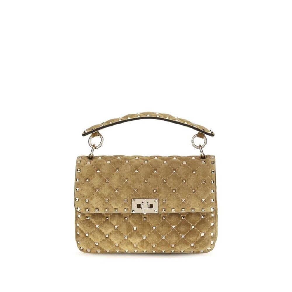 Valentino Garavani Beige Calf Leather Bos Taurus Women's Handbag